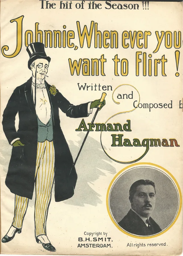 Cover for Armand Haagman | Johnny When ever you want to Flirt | Piano | Vocals