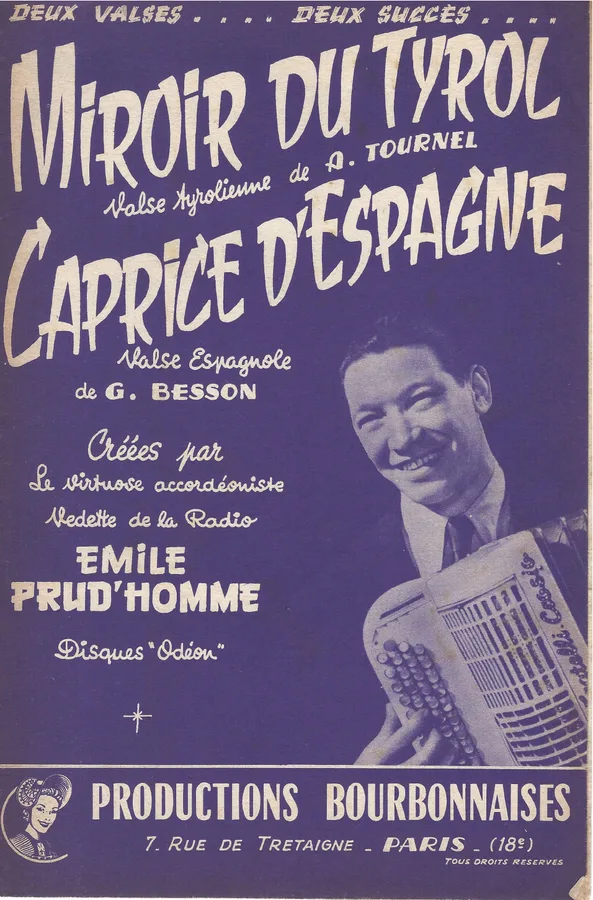 Cover for G. Besson | Emile Prud'homme | Caprice d'Espagne | Piano | Accordion