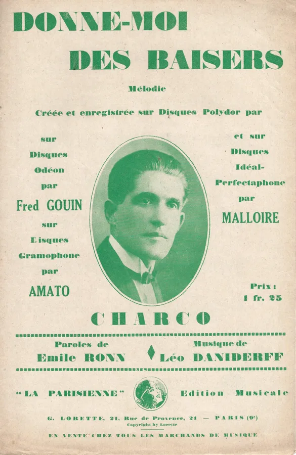 Cover for Charco | Leo Daniderff | Donne Moi Des Baisers | Chant | Vocals