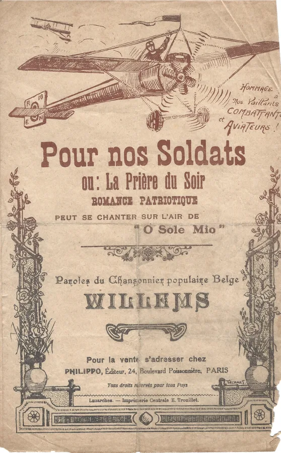 Cover for Willems | Pour nos Soldats | Paroles