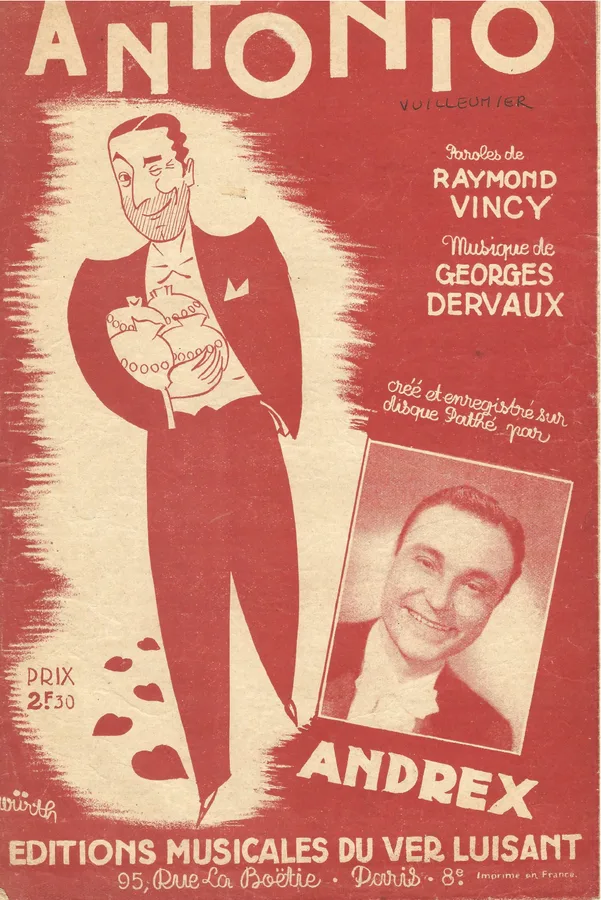 Cover for Andrex | Georges Dervaux | Antonio | Vocals