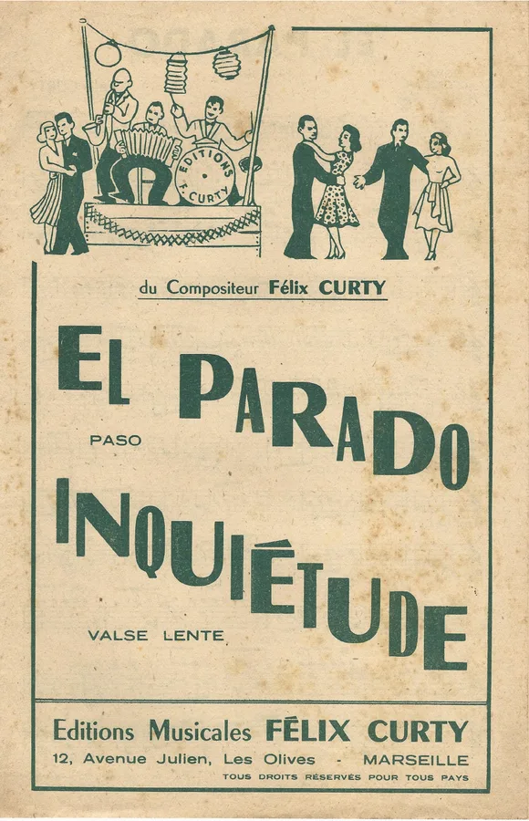 Cover for Felix Curty | Inquietude | Combo | Small Orchestra