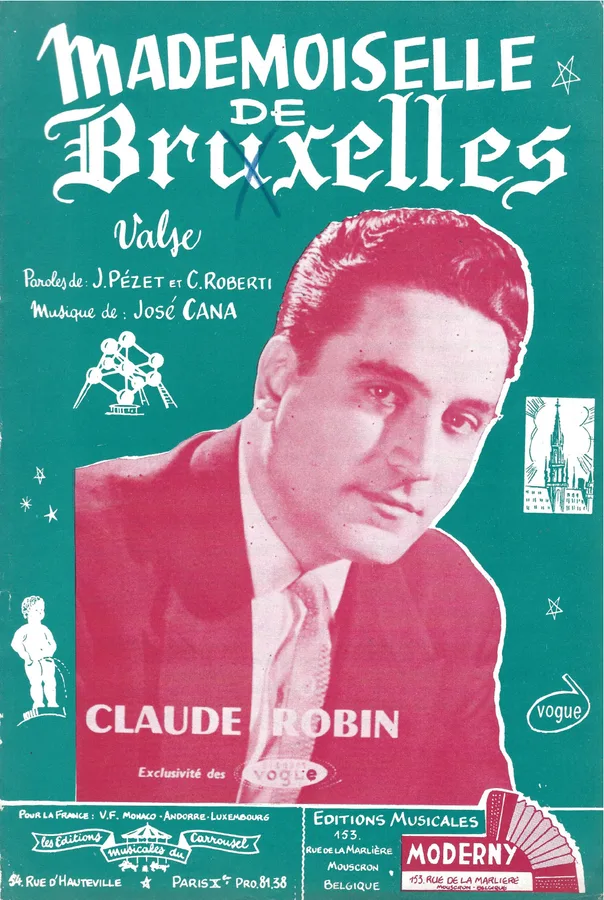 Cover for Jose Cana | C. Roberti |  Mademoiselle de Bruxelles | Orchestra