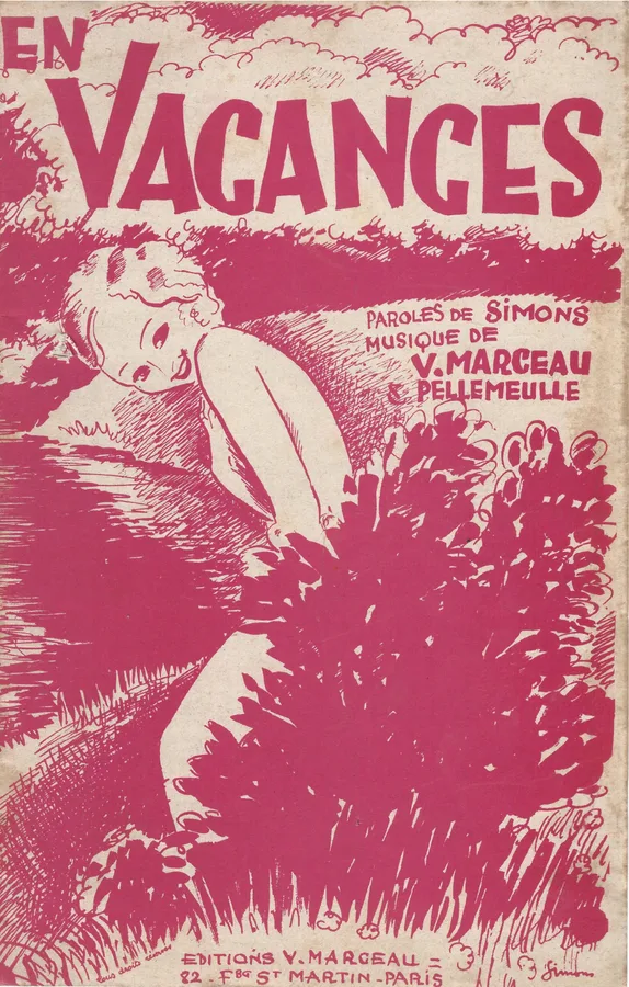 Cover for V. Marceau | E. Pellemeulle | En Vacances | Orchestra