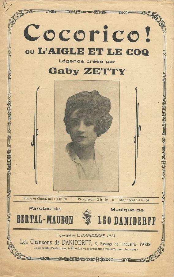 Cover for Gaby Zetty | Leo Daniderff | Cocorico | Vocals
