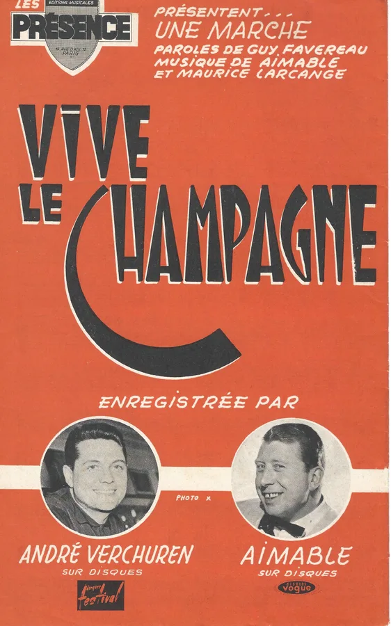 Cover for Aimable | Maurice Larcange | Vive le Champagne | Orchestra