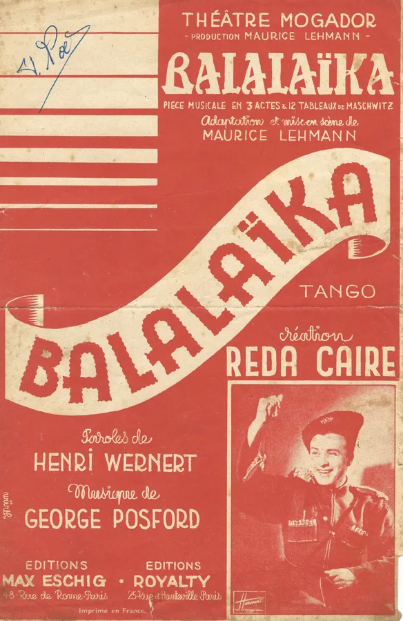 Cover for Reda Caire | George Posford | Balalaika | Vocals