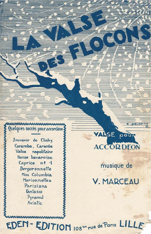 Cover for V. Marceau | La Valse des Flocons | Accordion