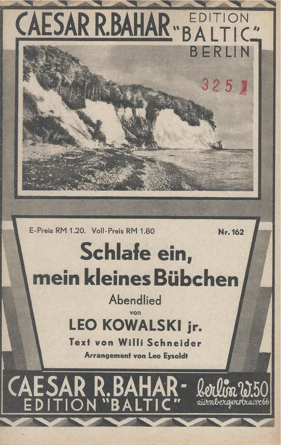 Cover for Leo Kowaisky jr. | Leo Eysoldt | Schlafe ein, mein kleines Bubchen | Violin