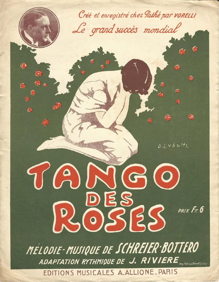 Cover for Bottero | Vorelli | Tango des Roses | Piano | Vocals