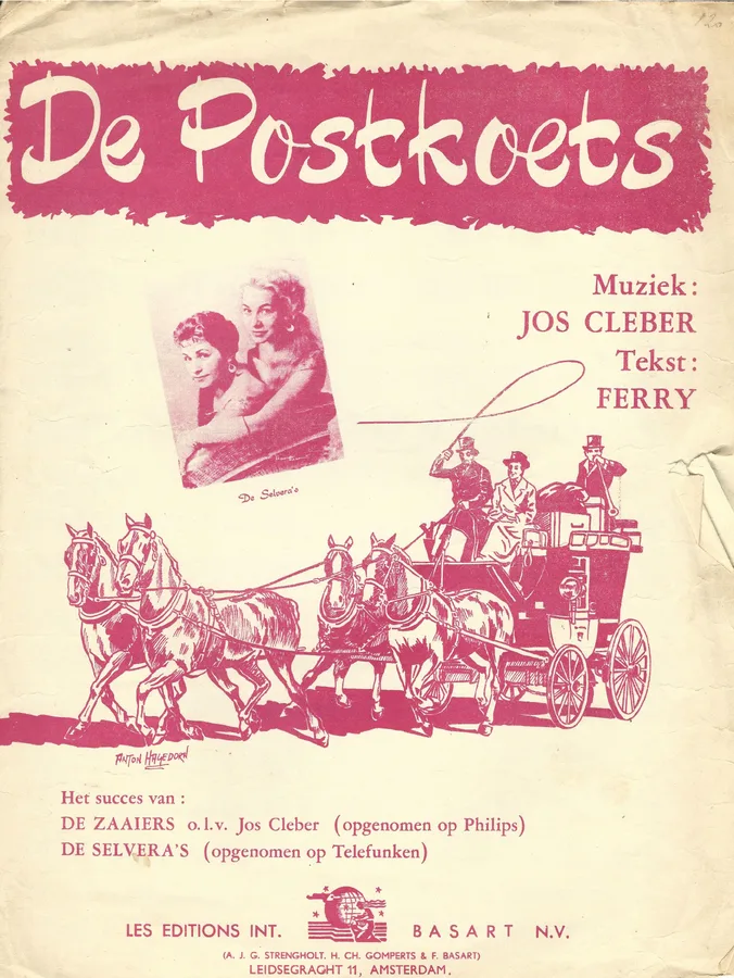 Cover for De Selvera's | Jos Cleber | De postkoets | Diligence | Die knappe postiljon
