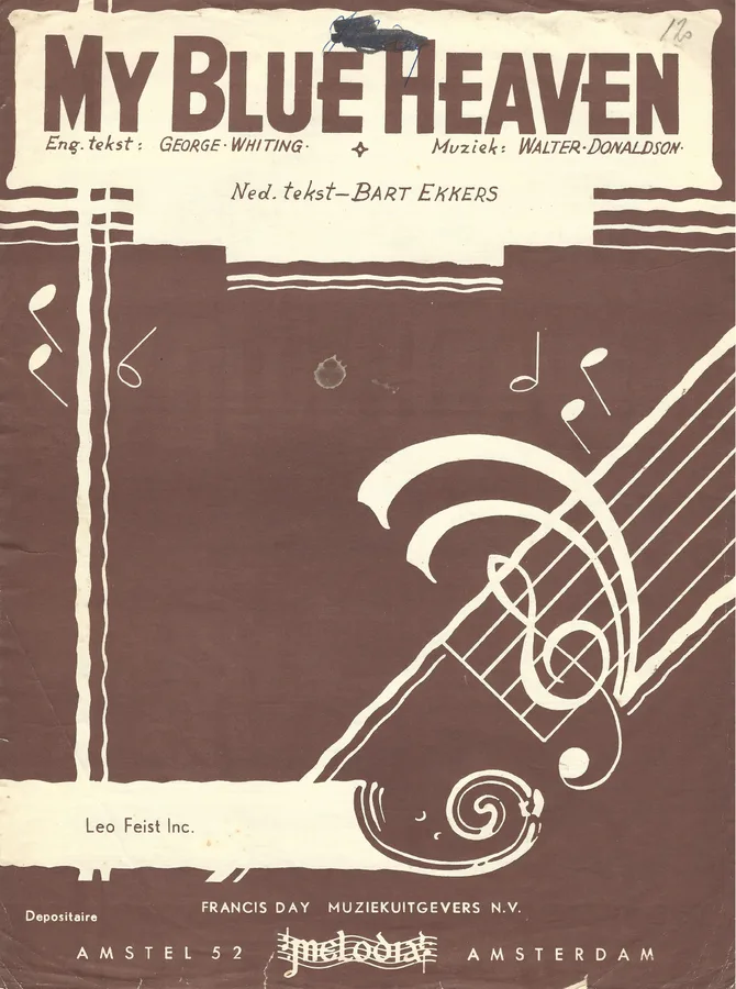 Cover for Walter Donaldson | My Blue Heaven | Piano | Vocals