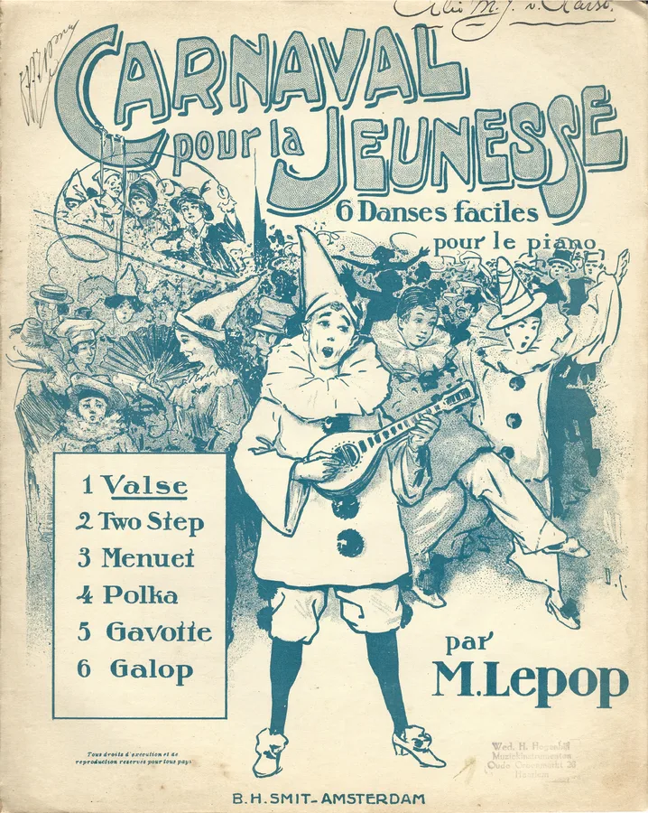 Cover for M. Lepop | Carnaval pour la Jeunesse | Piano
