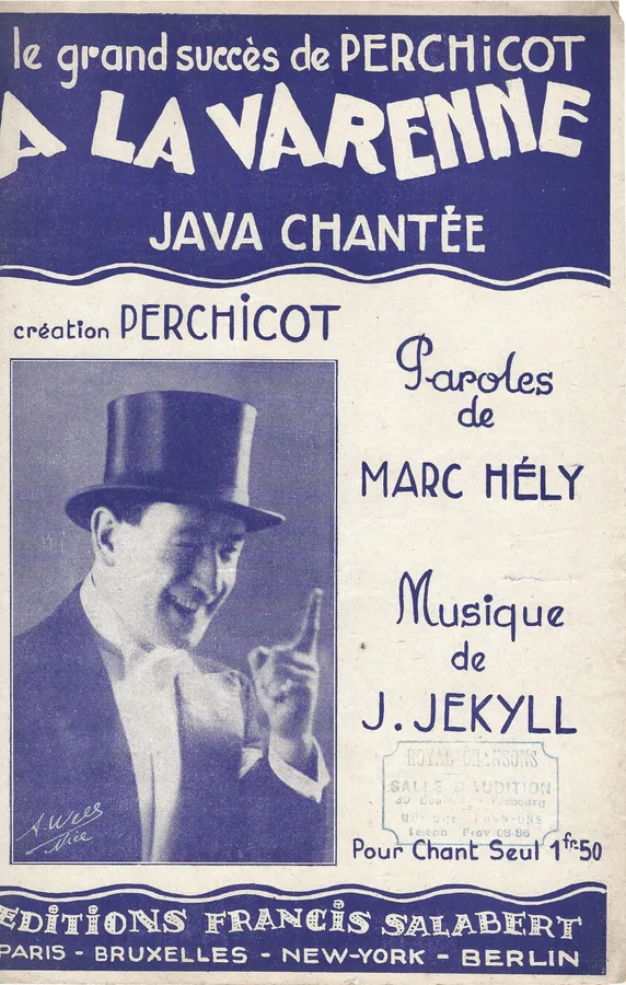 Cover for Perchicot | J. Jekyll | A la Varenne | Chanson
