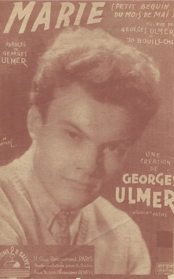 Cover for Georges Ulmer | Jo Bouillon | Marie | Chanson