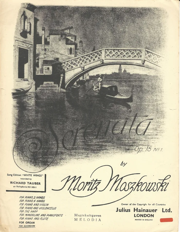 Cover for Moritz Moszkowski | Serenata | Accordion