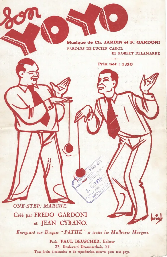 Cover for Fredo Gardoni | Ch. Jardin | Son Yo Yo | Chanson