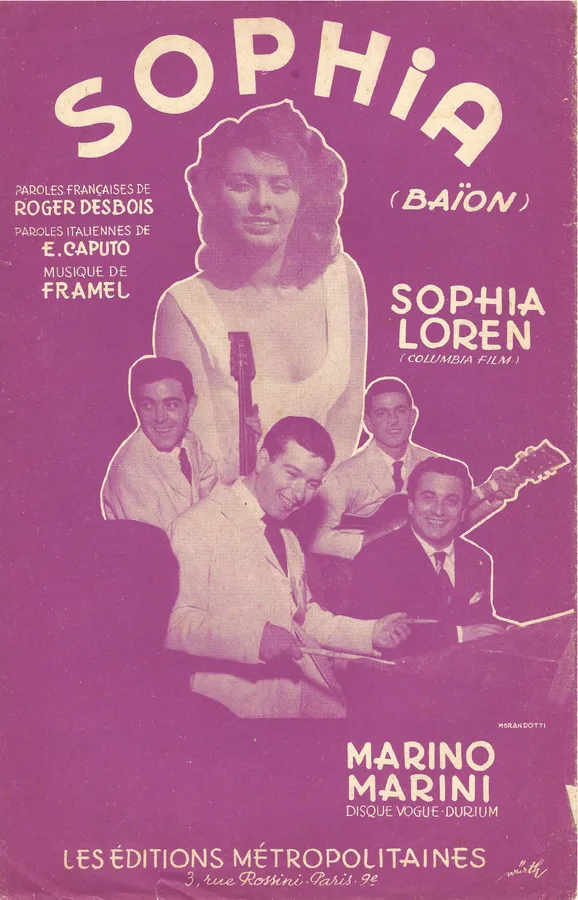 Cover for Sophia Loren | Framel | Les Freres Medinger | Sophia | Vocals