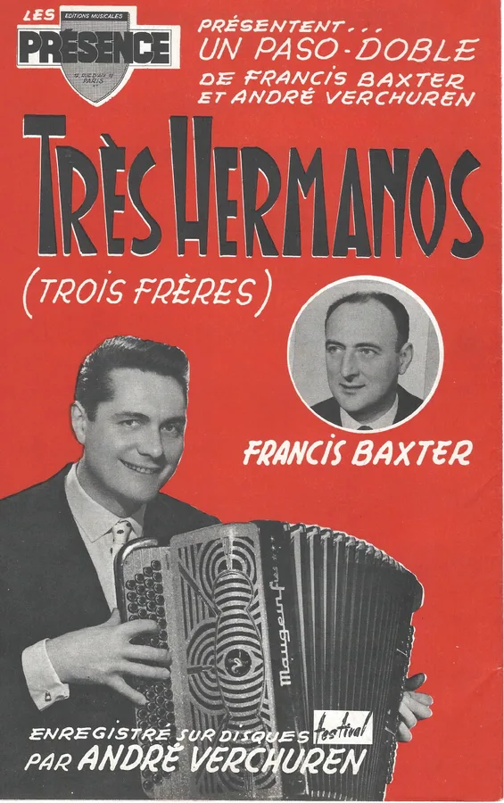 Cover for Francis Baxter | Andre Verchuren | Tres Hermanos | Accordeon