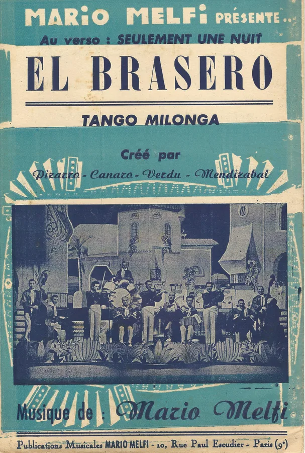 Cover for Mario Melfi | El Brasero | Combo | Small Orchestra