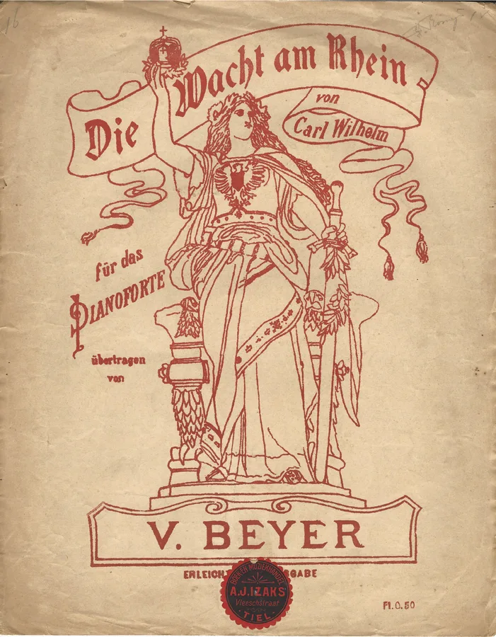 Cover for Carl Wilhelm | Die Wacht am Rhein  | Piano