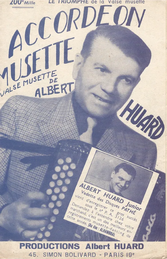 Cover for Albert Huard | Accordeon Musette | Piano | Accordion