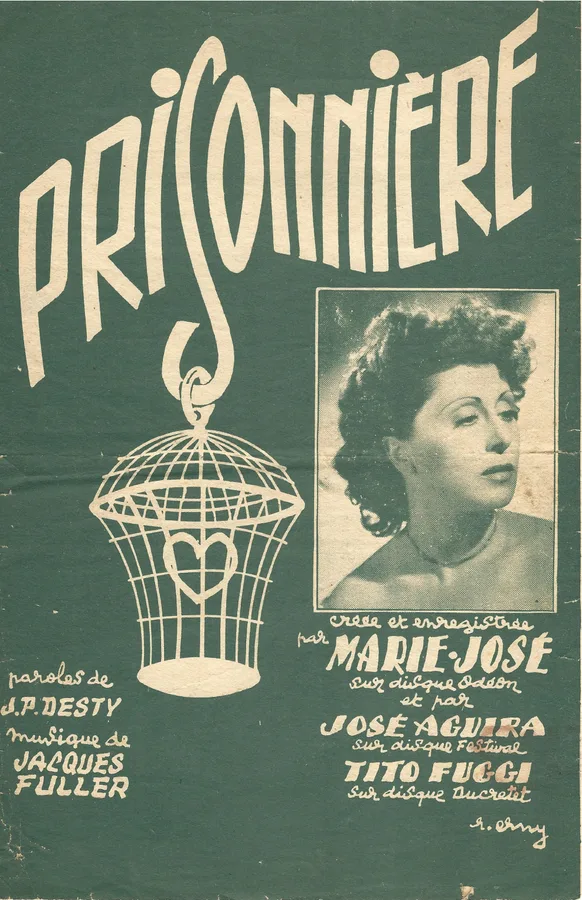 Cover for Jacques Fuller | Marie Jose | Prisonniere | Vocals