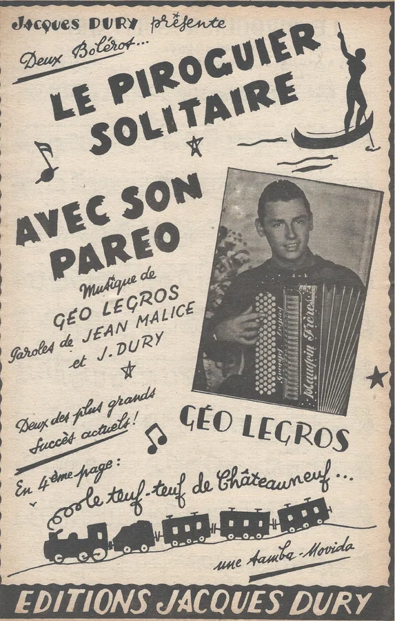 Cover for Jacques Dury | Rio Jeno | Le teuf teuf de Chateauneuf | Accordion