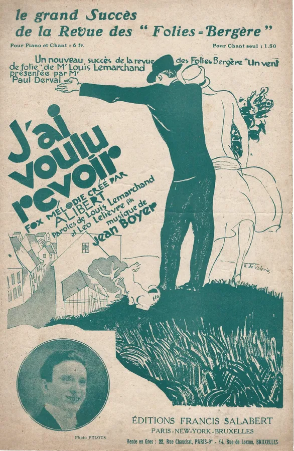 Cover for Alibert | Jean Boyer | J'ai voulu revoir | Chanson
