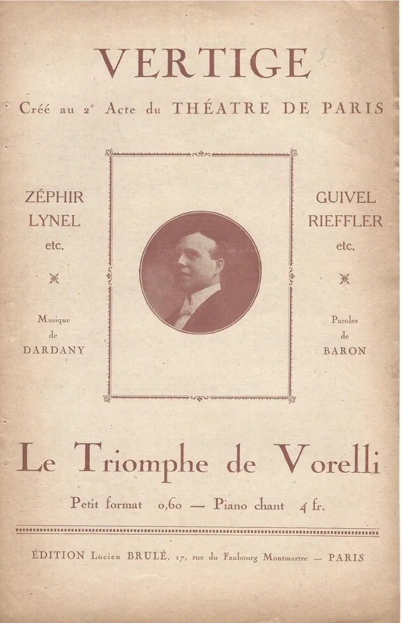 Cover for Vorelli | Dardany | Valies | Vertige | Chanson