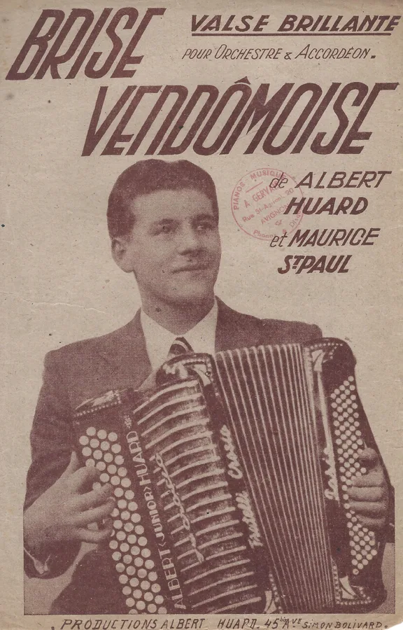 Cover for Albert Huard | Maurice St. Paul | Brise Vendomoise | Piano | Accordion